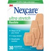 Nexcare Soft 'n Flex Bandages - Assorted Sizes - 0.94" x 1.13" , 1.13" x 3" , 0.88" x 2.25" - 30/Box - 30 Per Box - Tan - Fabric