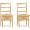 Jonti-Craft KYDZ Ladderback Chair - Maple - Solid Hardwood - 1 / Carton