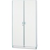 Jonti-Craft Rainbow Accents Classroom Closet Deluxe - 36" x 24" x 72" - 3 x Shelf(ves) - Hinged Door(s) - Locking Door, Key Lock, Adjustable Shelf, Hi