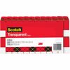 Scotch Transparent Tape - 3/4"W - 27.78 yd Length x 0.75" Width - 1" Core - Long Lasting, Moisture Resistant, Stain Resistant - For Label Protection, 