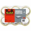 Scotch Lightweight Shipping/Packaging Tape - 54.60 yd Length x 1.88" Width - 2.2 mil Thickness - 3" Core - Synthetic Rubber Resin - For Sealing, Shipp