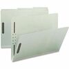 Nature Saver 1/3 Tab Cut Letter Recycled Fastener Folder - 8 1/2" x 11" - 1" Expansion - 2 Fastener(s) - 2" Fastener Capacity for Folder - Top Tab Loc