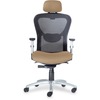 9 to 5 Seating Strata 1580 High Back Executive Chair - 26" x 22" x 51" - Polyester Champagne Seat