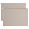 Smead TUFF Legal Recycled Hanging Folder - 8 1/2" x 14" - 2" Expansion - Top Tab Location - Steel Gray - 10% Recycled - 18 / Box