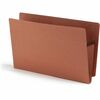 Smead Straight Tab Cut Legal Recycled File Pocket - 8 1/2" x 14" - 3 1/2" Expansion - Redrope - Redrope - 100% Recycled - 25 / Box