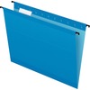 Pendaflex SureHook 1/5 Tab Cut Letter Recycled Hanging Folder - 8 1/2" x 11" - Blue - 10% Recycled - 20 / Box