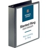 Business Source Basic D-Ring View Binders - 2" Binder Capacity - Letter - 8 1/2" x 11" Sheet Size - D-Ring Fastener(s) - Polypropylene - Black - Clear