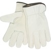 MCR Safety Leather Driver Gloves - Large Size - Beige - 2 / Pair