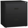 Lorell Lateral File - 2-Drawer - 30" x 18.6" x 28.1" - 2 x Drawer(s) for File - A4, Letter, Legal - Interlocking, Ball-bearing Suspension, Adjustable 