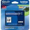 Brother P-touch TZe Laminated Tape Cartridges - 3/8" Width - Rectangle - Clear - 1 Each - Water Resistant - Grease Resistant, Grime Resistant, Tempera