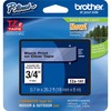 Brother P-Touch TZe Flat Surface Laminated Tape - 3/4" Width - Clear - 1 Each - Water Resistant - Grease Resistant, Grime Resistant, Temperature Resis