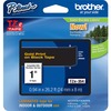 Brother P-Touch TZe Laminated Tape - 15/16" Width - Rectangle - Thermal Transfer - Gold, Black - 1 Each - Water Resistant - Grease Resistant, Grime Re