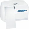 Scott Coreless Standard Roll Toilet Paper Dispenser - Coreless Dispenser - 2 x Roll - 7.6" Height x 11" Width x 6" Depth - ABS Plastic - White - Durab