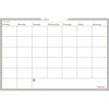 At-A-Glance WallMates Monthly Planning Surface - Monthly - 24" x 36" Sheet Size - White - Erasable, Self-adhesive, Adhesive Backing, Reference Calenda
