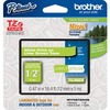 Brother P-Touch TZe Laminated Tape - 15/32" Width x 16 13/32 ft Length - Rectangle - Direct Thermal, Thermal Transfer - Lime Green - 1 Each - Water Re