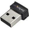 StarTech.com USB 150Mbps Mini Wireless N Network Adapter - 802.11n/g 1T1R - Add High Speed Wireless N Connectivity to a Desktop or Laptop Computer thr