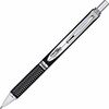 EnerGel Energel Alloy Retractable Gel Pen - Medium Pen Point - 0.7 mm Pen Point Size - Refillable - Retractable - Black Gel-based Ink - Black Metal Ba