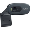 Logitech C270 Webcam - 30 fps - Black - USB 2.0 - 1 Pack(s) - 3 Megapixel Interpolated - 1280 x 720 Video - Fixed Focus - Widescreen - Microphone - Co