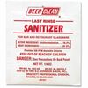 Diversey Last Rinse Sanitizer - Powder - 0.25 oz (0.02 lb) - 100 / Carton - Yellow
