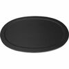 Dacasso Classic Leather Serving Tray - Leather, Stainless Steel Body - 1 Each