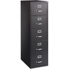 Lorell Fortress Series 26-1/2" Commercial-Grade Vertical File Cabinet - 18" x 26.5" x 61" - 5 x Drawer(s) for File - Legal - Vertical - Heavy Duty, Se