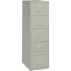 Lorell Fortress Series 26-1/2" Commercial-Grade Vertical File Cabinet - 18" x 26.5" x 61" - 5 x Drawer(s) for File - Legal - Vertical - Security Lock,