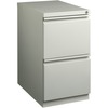 Lorell 23" File/File Mobile File Cabinet with Full-Width Pull - 15" x 22.9" x 27.8" - 2 x Drawer(s) for File - Letter - Vertical - Ball-bearing Suspen
