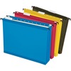 Pendaflex SureHook Letter Recycled Hanging Folder - 3 1/2" Folder Capacity - 8 1/2" x 11" - 3 1/2" Expansion - Poly - Blue, Red, Yellow, Standard Gree