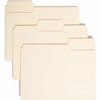 Smead SuperTab 1/3 Tab Cut Letter Recycled Top Tab File Folder - 8 1/2" x 11" - 3/4" Expansion - Top Tab Location - Assorted Position Tab Position - M
