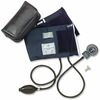 Medline Handheld Aneroid Sphygmomanometer - For Blood Pressure - Blue - Adult - Polyvinyl Chloride (PVC)
