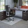 Deflecto EconoMat Chair Mat - Carpeted Floor - 48" Length x 36" Width x 0.063" Thickness - Rectangular - Polycarbonate - Clear - 1Each