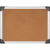 Lorell Corkboard - 24" Height x 36" Width - Cork Surface - Durable, Resist Warping, Laminated, Resilient - Aluminum Frame - 1 Each