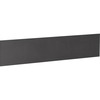 Lorell Essentials Series Hutch Tackboards - 16.50" Height x 63.88" Width x 0.50" Depth - Black Fabric Surface - Laminated - 1 Each