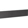 Lorell Essentials Series Hutch Tackboards - 16.50" Height x 45" Width x 0.50" Depth - Black Fabric Surface - Laminated - 1 Each