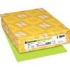 Astrobrights Color Cover Stock - Green - Letter - 8 1/2" x 11" - 65 lb Basis Weight - 250 / Pack - FSC - Acid-free, Lignin-free