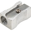 Integra Aluminum Pocket Pencil Sharpener - 1 Hole(s) - Aluminum - Silver - 1 Each