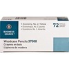 Business Source Woodcase No. 2 Pencils - #2 Lead - Yellow Wood Barrel - 72 / Box