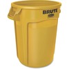 Rubbermaid Commercial Brute 32-Gallon Vented Container - 32 gal Capacity - Round - Handle, Reinforced, Heavy Duty, Tear Resistant, Damage Resistant - 