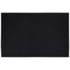 Ghent Recycled Bulletin Board with Aluminum Frame - 48" Height x 96" Width - Black Rubber Surface - Recyclable, Washable, Easy to Clean, Textured Surf