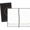 At-A-Glance 1 PPD Undated Planning Notebook with Calendar - Daily - 1 Day Single Page Layout - 5" x 8 3/8" Sheet Size - Book Bound - Bungee Strap - Bl