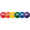 Champion Sports Rhino Skin Low Bounce Dodgeball Set - 6.30" - Low Density Foam - Dodgeball - Red, Orange, Yellow, Green, Blue, Purple - 6 / Set