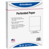 PrintWorks Professional Pre-Perforated Paper for Invoices, Statements, Gift Certificates & More - Letter - 8 1/2" x 11" - 20 lb Basis Weight - 500 / R