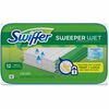 Swiffer Sweeper Wet Cloths - Disposable, Residue-free - Green - 12 / Pack