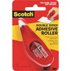 Scotch Double-Sided Adhesive Roller - 26 ft Length x 27" Width - Dispenser Included - Handheld Dispenser - 1 Each - Clear