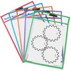 Learning Resources Write-and-wipe Pockets - White Surface - Portable - Reusable - 5 / Set