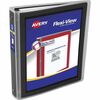 Avery Flexi-View 3 Ring Binders - 1 1/2" Binder Capacity - Letter - 8 1/2" x 11" Sheet Size - 275 Sheet Capacity - 2 1/10" Spine Width - 3 x Round Rin