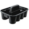 Rubbermaid Commercial Deluxe Carry Caddy - 15" Length x 10.9" Width x 7.4" Height - Black