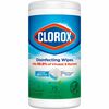 Clorox Disinfecting Wipes, Bleach-Free Cleaning Wipes - For Multipurpose - Fresh Scent - 75 / Canister - 6 / Carton - Pre-moistened, Bleach-free - Whi
