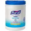 PURELL&reg; Sanitizing Wipes - White - Durable, Lint-free - For Hand - 270 Per Canister - 1 Each
