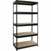 Lorell Fortress Riveted Shelving - 5 Compartment(s) - 5 Shelf(ves) - 72" Height x 36" Width x 18" Depth - Heavy Duty, Rust Resistant - 28% Recycled - 